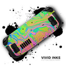 Neon Color Swirls // Vinyl Skin Wrap for Steam Deck OLED & Steam Deck (LCD) — Soft Matte or Ultra Gloss