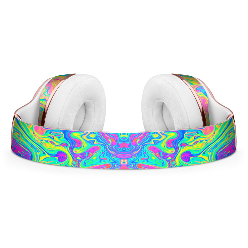 Neon Color Swirls V2 Full-Body Skin Kit for the Beats by Dre Solo 3 Wireless Headphones