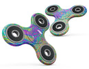 Neon Color Swirls V2 Full-Body Fidget Spinner Skin-Kit