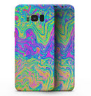 Neon Color Swirls V2 - Samsung Galaxy S8 Full-Body Skin Kit