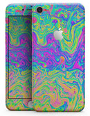 Neon Color Swirls V2 - Skin-kit for the iPhone 8 or 8 Plus