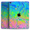 Neon Color Swirls V2 - Full Body Skin Decal for the Apple iPad Pro 12.9", 11", 10.5", 9.7", Air or Mini (All Models Available)