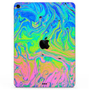 Neon Color Swirls V2 - Full Body Skin Decal for the Apple iPad Pro 12.9", 11", 10.5", 9.7", Air or Mini (All Models Available)