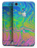 Neon Color Swirls - Skin-kit for the iPhone 8 or 8 Plus