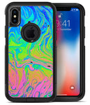 Neon Color Swirls - iPhone X OtterBox Case & Skin Kits
