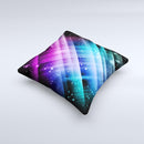 Neon Glow Paint copy Ink-Fuzed Decorative Throw Pillow