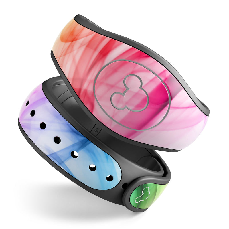 Neon Glowing Fumes - Decal Skin Wrap Kit for the Disney Magic Band