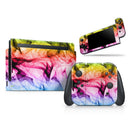 Neon Glowing Fumes // Skin Decal Wrap Kit for Nintendo Switch Console & Dock, Joy-Cons, Pro Controller, Lite, 3DS XL, 2DS XL, DSi, or Wii - Vinyl Skin Wrap for Nintendo Switch 2, OLED, Lite, Pro Controller, Wii & Classic Handhelds