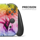 Neon Glowing Fumes // Skin Decal Wrap Kit for Nintendo Switch Console & Dock, Joy-Cons, Pro Controller, Lite, 3DS XL, 2DS XL, DSi, or Wii - Vinyl Skin Wrap for Nintendo Switch 2, OLED, Lite, Pro Controller, Wii & Classic Handhelds