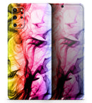 Neon Glowing Fumes - Premium Vinyl Skin Decal for Samsung Galaxy S25 Ultra, S24, S23, S22 & All Galaxy S Models