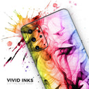Neon Glowing Fumes - Premium Vinyl Skin Decal for Samsung Galaxy S25 Ultra, S24, S23, S22 & All Galaxy S Models