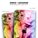 Neon Glowing Fumes - Protective Skin Wrap & Decal – Compatible with iPhone SE to iPhone 17 Pro Max (All Models)