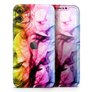 Neon Glowing Fumes - Protective Skin Wrap & Decal – Compatible with iPhone SE to iPhone 17 Pro Max (All Models)