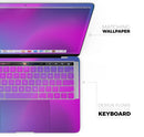 Neon Holographic V1 // Skin Decal Wrap Kit Compatible with the Apple MacBook Pro, Pro with Touch Bar or Air (11, 12, 13, 15 & 16" - All Versions Available)