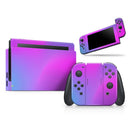 Neon Holographic V1 // Skin Decal Wrap Kit for Nintendo Switch Console & Dock, Joy-Cons, Pro Controller, Lite, 3DS XL, 2DS XL, DSi, or Wii - Vinyl Skin Wrap for Nintendo Switch 2, OLED, Lite, Pro Controller, Wii & Classic Handhelds