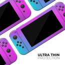 Neon Holographic V1 // Skin Decal Wrap Kit for Nintendo Switch Console & Dock, Joy-Cons, Pro Controller, Lite, 3DS XL, 2DS XL, DSi, or Wii - Vinyl Skin Wrap for Nintendo Switch 2, OLED, Lite, Pro Controller, Wii & Classic Handhelds