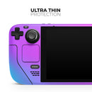 Neon Holographic V1 // Vinyl Skin Wrap for Steam Deck OLED & Steam Deck (LCD) — Soft Matte or Ultra Gloss