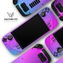Neon Holographic V1 // Vinyl Skin Wrap for Steam Deck OLED & Steam Deck (LCD) — Soft Matte or Ultra Gloss
