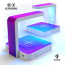 Neon Holographic V1 UV Germicidal Sanitizing Sterilizing Wireless Smart Phone Screen Cleaner + Charging Station