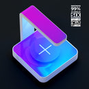Neon Holographic V1 UV Germicidal Sanitizing Sterilizing Wireless Smart Phone Screen Cleaner + Charging Station