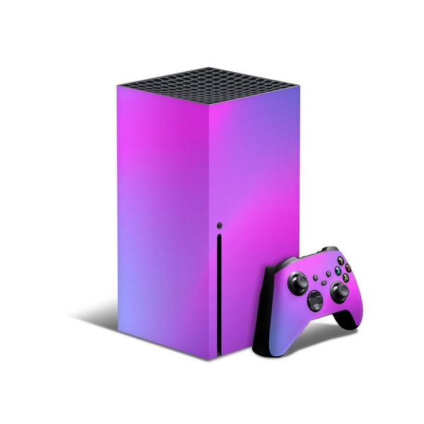 Neon Holographic V1 - Full Body Skin Decal Wrap Kit for Xbox Consoles & Controllers
