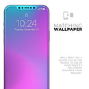 Neon Holographic V1 // Full-Body Skin Decal Wrap Cover for Apple iPhone 15, 14, 13, Pro, Pro Max, Mini, XR, XS, SE (All Models)
