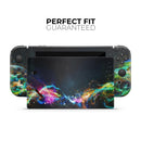 Neon Motion Lights // Skin Decal Wrap Kit for Nintendo Switch Console & Dock, Joy-Cons, Pro Controller, Lite, 3DS XL, 2DS XL, DSi, or Wii - Vinyl Skin Wrap for Nintendo Switch 2, OLED, Lite, Pro Controller, Wii & Classic Handhelds