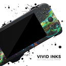 Neon Motion Lights // Skin Decal Wrap Kit for Nintendo Switch Console & Dock, Joy-Cons, Pro Controller, Lite, 3DS XL, 2DS XL, DSi, or Wii - Vinyl Skin Wrap for Nintendo Switch 2, OLED, Lite, Pro Controller, Wii & Classic Handhelds