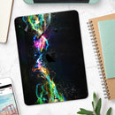 Neon Motion Lights - Full Body Skin Decal for the Apple iPad Pro 12.9", 11", 10.5", 9.7", Air or Mini (All Models Available)