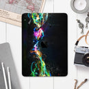 Neon Motion Lights - Full Body Skin Decal for the Apple iPad Pro 12.9", 11", 10.5", 9.7", Air or Mini (All Models Available)