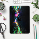 Neon Motion Lights - Full Body Skin Decal for the Apple iPad Pro 12.9", 11", 10.5", 9.7", Air or Mini (All Models Available)
