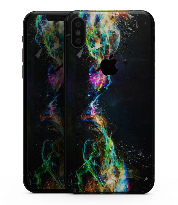 Neon Motion Lights - iPhone XS MAX, XS/X, 8/8+, 7/7+, 5/5S/SE Skin-Kit (All iPhones Available)
