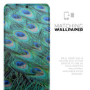 Neon Multiple Peacock - Premium Vinyl Skin Decal for Samsung Galaxy S25 Ultra, S24, S23, S22 & All Galaxy S Models