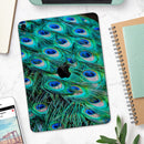 Neon Multiple Peacock - Full Body Skin Decal for the Apple iPad Pro 12.9", 11", 10.5", 9.7", Air or Mini (All Models Available)