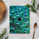 Neon Multiple Peacock - Full Body Skin Decal for the Apple iPad Pro 12.9", 11", 10.5", 9.7", Air or Mini (All Models Available)