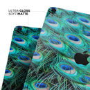 Neon Multiple Peacock - Full Body Skin Decal for the Apple iPad Pro 12.9", 11", 10.5", 9.7", Air or Mini (All Models Available)