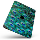 Neon Multiple Peacock - Full Body Skin Decal for the Apple iPad Pro 12.9", 11", 10.5", 9.7", Air or Mini (All Models Available)
