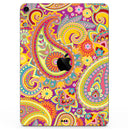 Neon Orange Paisley Pattern - Full Body Skin Decal for the Apple iPad Pro 12.9", 11", 10.5", 9.7", Air or Mini (All Models Available)