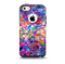 Neon Overlapping Squiggles Skin for the iPhone 5c OtterBox Commuter Case