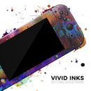 Neon Paint Mixtured Surface // Skin Decal Wrap Kit for Nintendo Switch Console & Dock, Joy-Cons, Pro Controller, Lite, 3DS XL, 2DS XL, DSi, or Wii - Vinyl Skin Wrap for Nintendo Switch 2, OLED, Lite, Pro Controller, Wii & Classic Handhelds