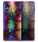 Neon Paint Mixtured Surface - Premium Vinyl Skin Decal for Samsung Galaxy S25 Ultra, S24, S23, S22 & All Galaxy S Models