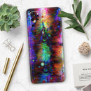 Neon Paint Mixtured Surface - Premium Vinyl Skin Decal for Samsung Galaxy S25 Ultra, S24, S23, S22 & All Galaxy S Models