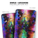 Neon Paint Mixtured Surface - Premium Vinyl Skin Decal for Samsung Galaxy S25 Ultra, S24, S23, S22 & All Galaxy S Models