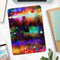 Neon Paint Mixtured Surface - Full Body Skin Decal for the Apple iPad Pro 12.9", 11", 10.5", 9.7", Air or Mini (All Models Available)