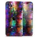 Neon Paint Mixtured Surface - Protective Skin Wrap & Decal – Compatible with iPhone SE to iPhone 17 Pro Max (All Models)