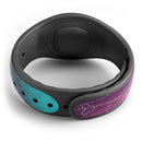 Neon Pink & Green Leaf - Decal Skin Wrap Kit for the Disney Magic Band