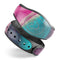 Neon Pink & Green Leaf - Decal Skin Wrap Kit for the Disney Magic Band