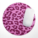 Neon Pink Cheetah Animal Print// WaterProof Rubber Foam Backed Anti-Slip Mouse Pad for Home Work Office or Gaming Computer Desk