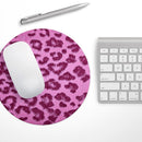 Neon Pink Cheetah Animal Print// WaterProof Rubber Foam Backed Anti-Slip Mouse Pad for Home Work Office or Gaming Computer Desk