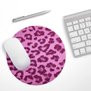 Neon Pink Cheetah Animal Print// WaterProof Rubber Foam Backed Anti-Slip Mouse Pad for Home Work Office or Gaming Computer Desk